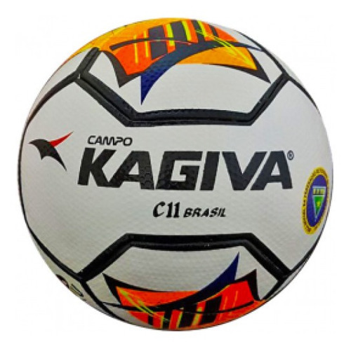 Balón de fútbol Kagiva C11 de la Federación Profesional, color blanco