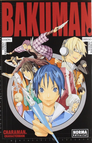 Bakuman: Charaman / Characterbook, De Tsugumi Ohba. Editorial Norma Comics, Tapa Blanda En Español, 2012