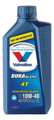 Aceite Moto 10w40 Valvoline Durablend 4t 1 Litro