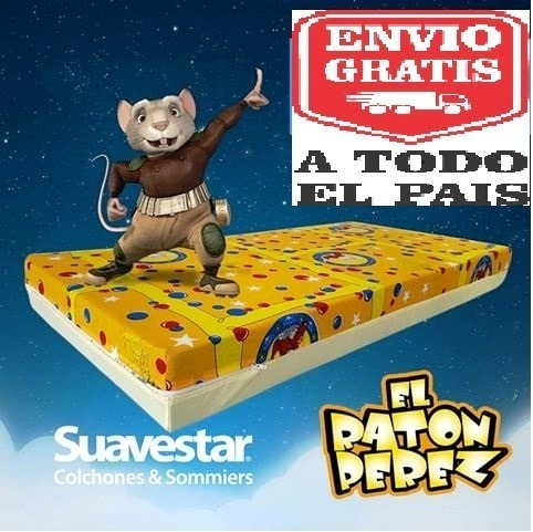Colchón Infantil Suavestar 120x60 Impermeable Envio Gratis!