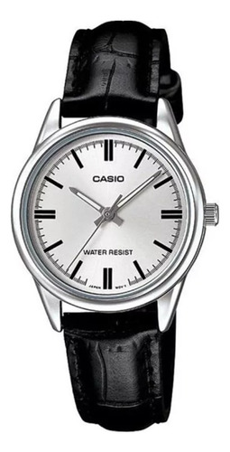 Reloj Casio Dama Ltpv005 7a Mujer Correa Negra