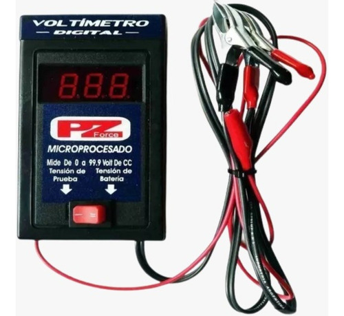 Voltímetro Automotriz Digital Prueba Tensión De Batería 12v