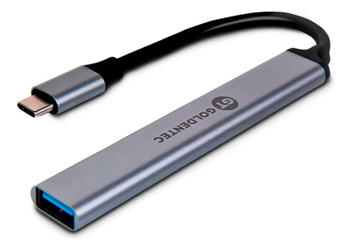 Hub Adaptador Goldentec Usb-c 5 Em 1 Usb-c Usb 3.0 Usb 2.0