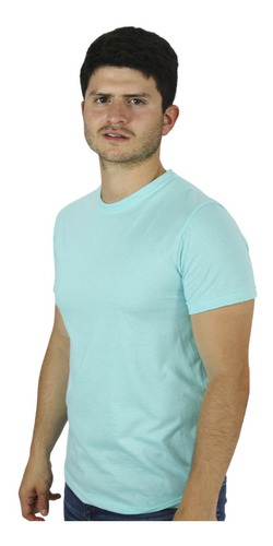 Playera Caballero Cuello Redondo Varios Colores Slim Fit