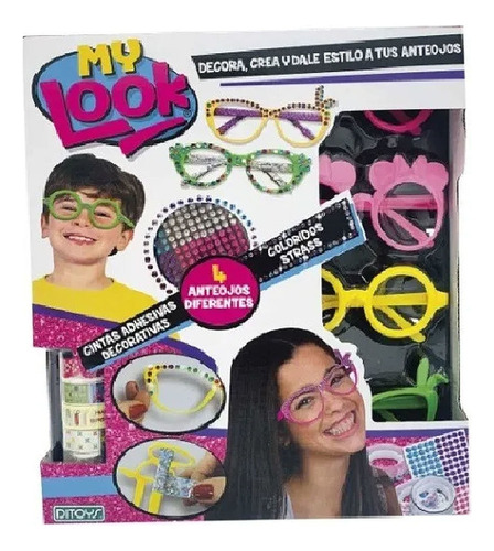 Play Set My Look Anteojos Para Decorar Incluye Accesorios