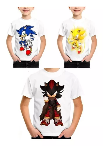 Camiseta Sonic Filme - Camisetas e Festas - Camisetas para festas e  aniversários