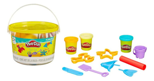 Mini Balde Play-doh - 23414 Color Amarillo