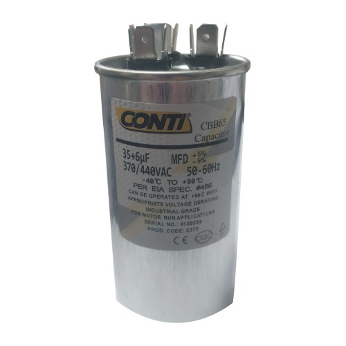 Capacitor De Marcha A/a 35+6 Mfd 370/440vac