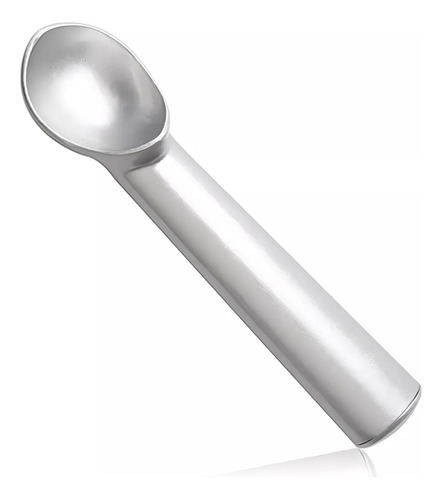 Cuchara Bocha Molde Helado Aluminio Enterizo Color Gris