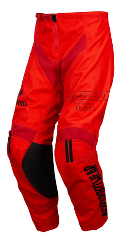 Calça Motocross Cross Asw Image Minimal 23 Vermelho