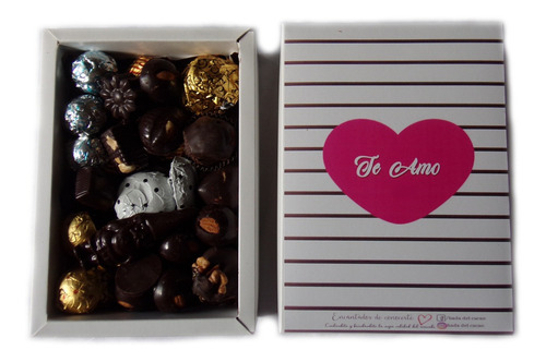 Imagen 4 de 4 de Bombones Chocolate Premium Keto (500 Gr) Sin Tacc Y Lactosa