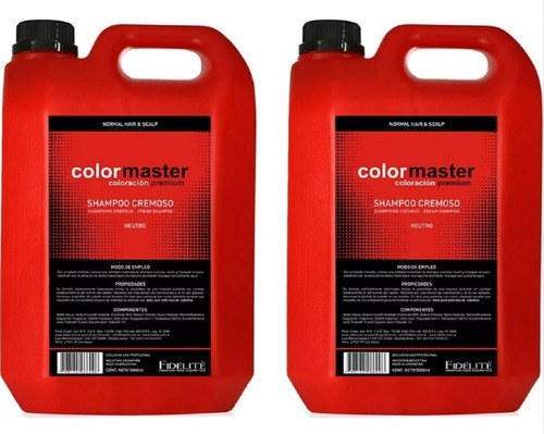 Fidelité Colormaster Shampoo Cremoso Neutro Ph 6,5 5000m