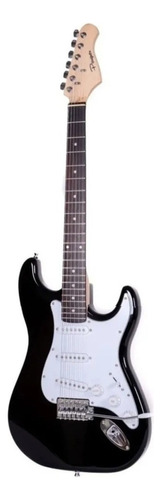 Guitarra eléctrica Parquer Custom Stratocaster de caoba 2019 negra laca