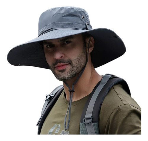 Sombrero De Pescador Plegable De Ala Ancha