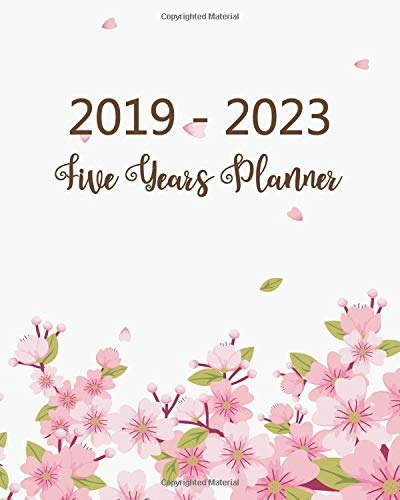 2019 2023 Five Years Planner 2019 R 2023 Monthly Planner