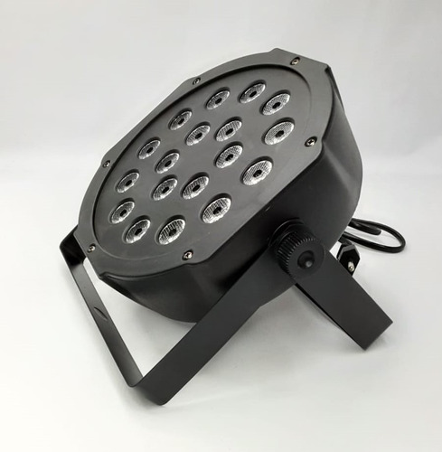 Canhão Refletor 18w Leds Rgb Dmx Digital Strobo Iluminação