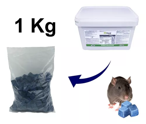 Raticida Veneno En Cubo Para Raton Ratas 1 Kg Klerat Syngent | gratis