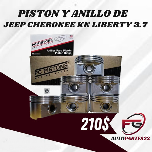 Piston Y Anillo De Jeep Cherokee Kk Liberty 3.7 