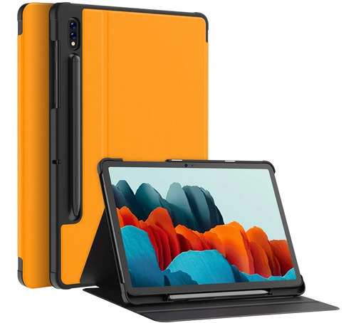 Funda Para Samsung Galaxy Tab S7 De 11 - Naranja Citrico