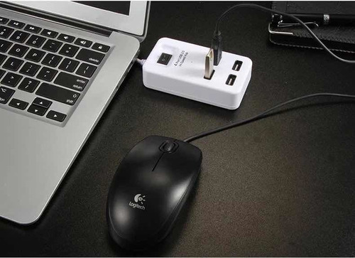 Imagen 2 de 3 de Multipuerto Usb 4 Puertos Usb2.0 Cargador Multi-puertos Usb