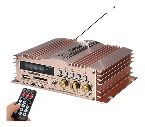 Mini Hi-fi 600w 2 Canales Estéreo Potencia De Audio Amplific