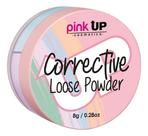 Corrective Loose Powder Pink Up Polvo Suelto Correctivo Mate Tono Neutral