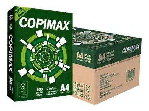 Resma Copimax A4 Multifunción De 500 Hojas De 75g