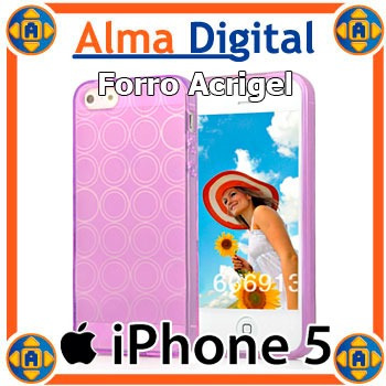 Forro Acrigel iPhone 5 5s Estuche Protector Goma Manguera
