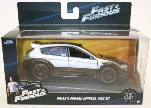 Colección Rápido Y Furioso Brian's Subaru Impreza 1:32 -jada