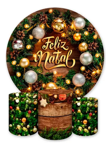 Painel Temático Feliz Natal 2 Veste Fácil C/elástico