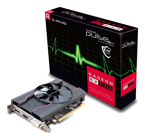 Placa de video AMD Sapphire Pulse Radeon RX 500 Series RX 550 11268-01 4GB