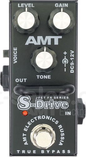 Amt Fx Series S-drive Pedal De Distorsión Para Guitarra