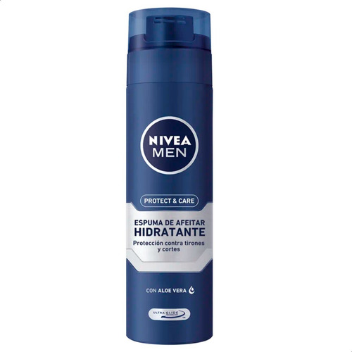 Imagen 2 de 6 de Nivea Espuma De Afeitar Protect Care Hidratante Pack X3