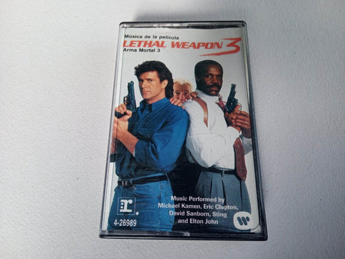 Soundtrack · Lethal Weapon 3 · Cassette Excelente Estado