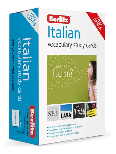 Libro: Berlitz Vocabulary Study Cards Italian (language