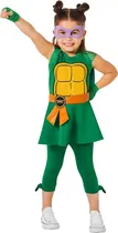 Comprar Tortugas Ninja Tmnt: Disfraz\u002Fcosplay Vestido Tortuga Ninja, Mascara Intercambiable, Niña Pequeña
