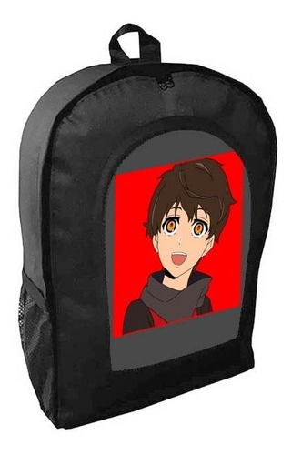 Mochila Negra Tower Of God Adulto / Escolar B28