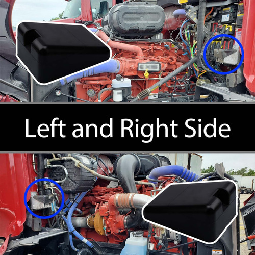 Hood Bumper Soporte Cofre Camion Para Peterbilt Kenworth
