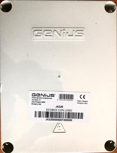 Merik Genius Faac Abm Ecobox Ja320 Gabinete P/tarjeta Ja388