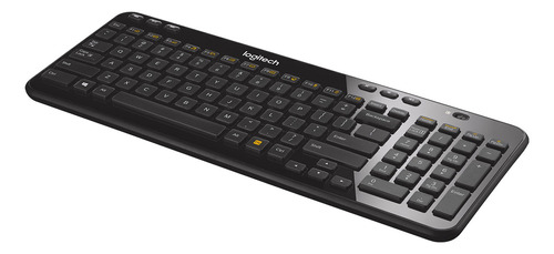 Logitech K360 Teclado Inalámbrico Completo Y Compacto Color del teclado Negro Idioma Inglés US