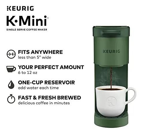 Cafetera Keurig K-miniPod Single Serve Evergreen Green