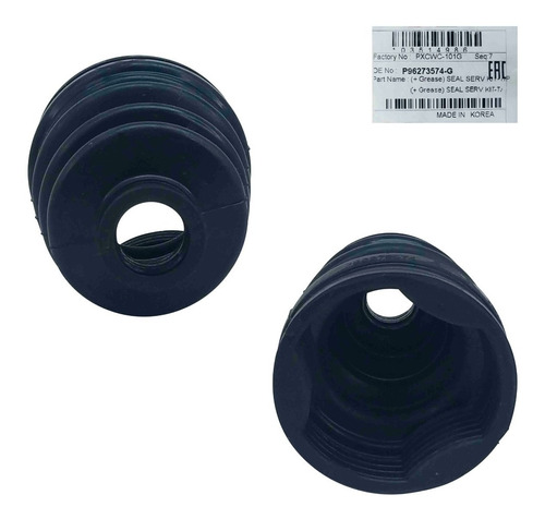 Imagen 5 de 10 de Kit Goma Guardapolvo Triceta Optra Limited Desing Original