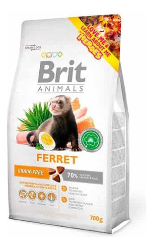 Alimento Hurón Ferret Brit Super Premium 700gr. 