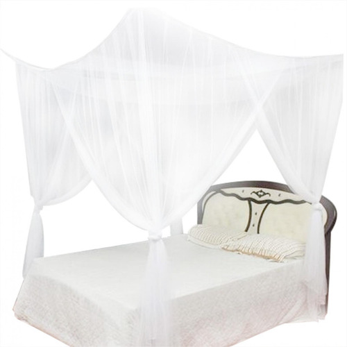 4 Postes De Esquina Para Cama Con Dosel, Mosquitera