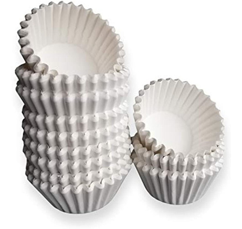Mini Moldes Para Cupcakes Blancos - Paquete De 300 - Envolto
