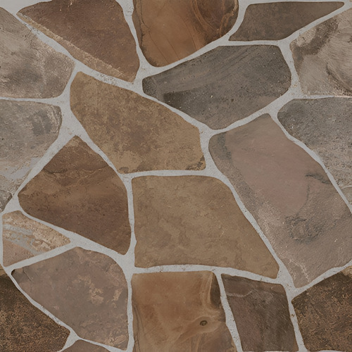 Cerámica Piso Exterior Imitación Piedra Camino Brown 50x50