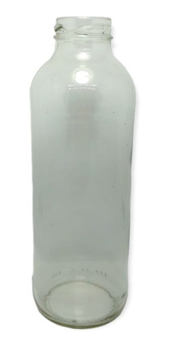 Imagen 8 de 10 de Frasco Vidrio Botella Jugo 500 Cc Boca Ancha T/metal Pack X5