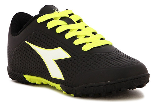 Diadora Futbol 5 Tf Halley Teen - Negro/amarillo