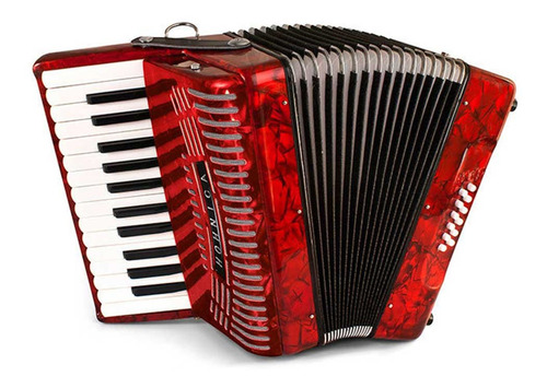 Acordeon Hohner Hohnica A1620s 12 Bajos Roja 