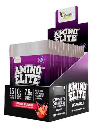 Amino Elite Bcaa 2.1.1 - g a $472